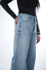 Plain Wide Leg Pants