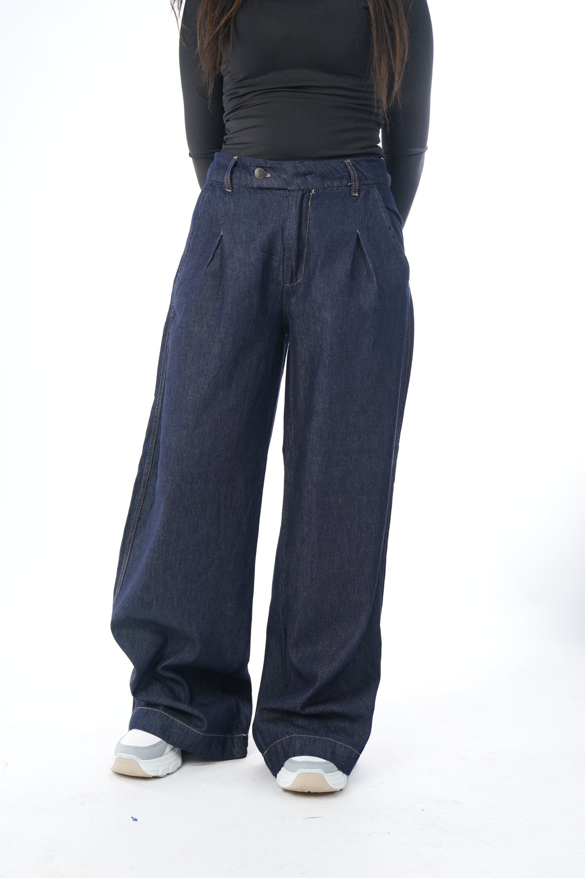 blue-black pants