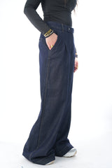 blue-black pants