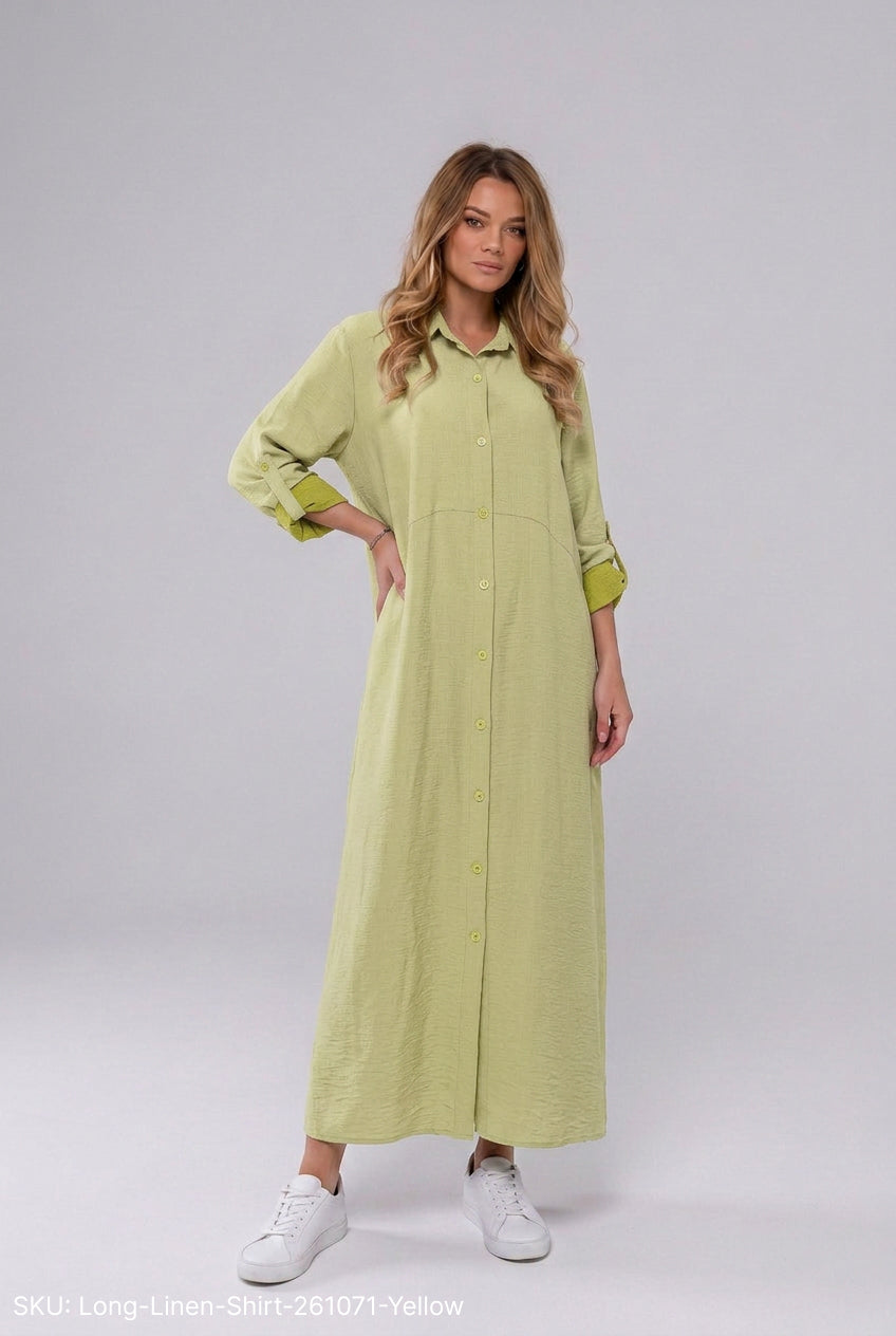 Long Linen Shirt