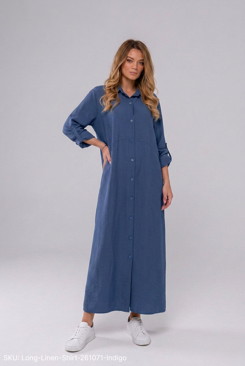 Long Linen Shirt