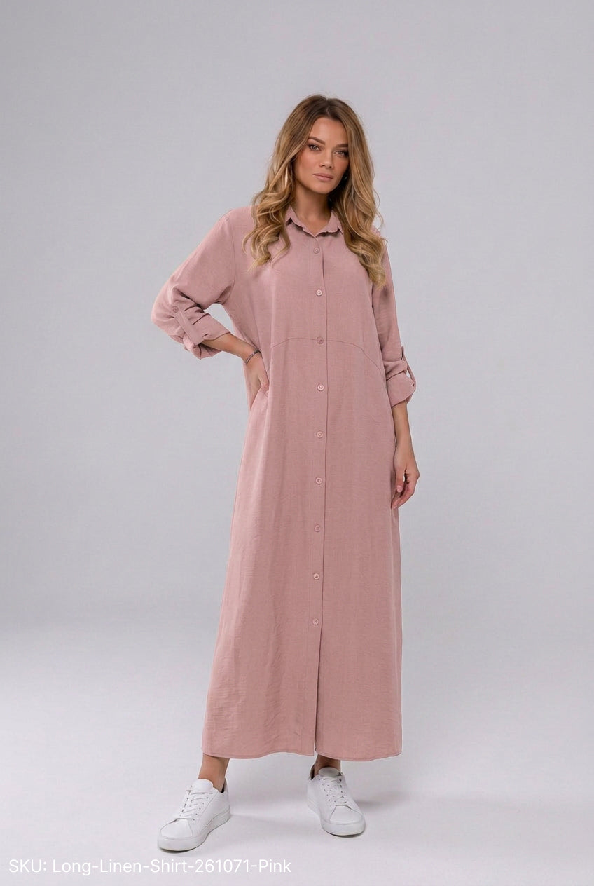 Long Linen Shirt