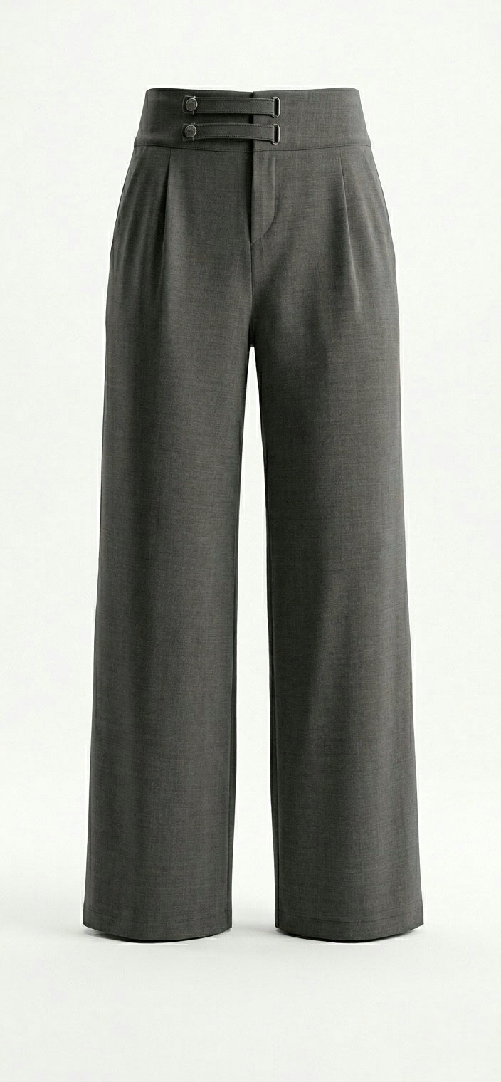 Ring-Belt Pants