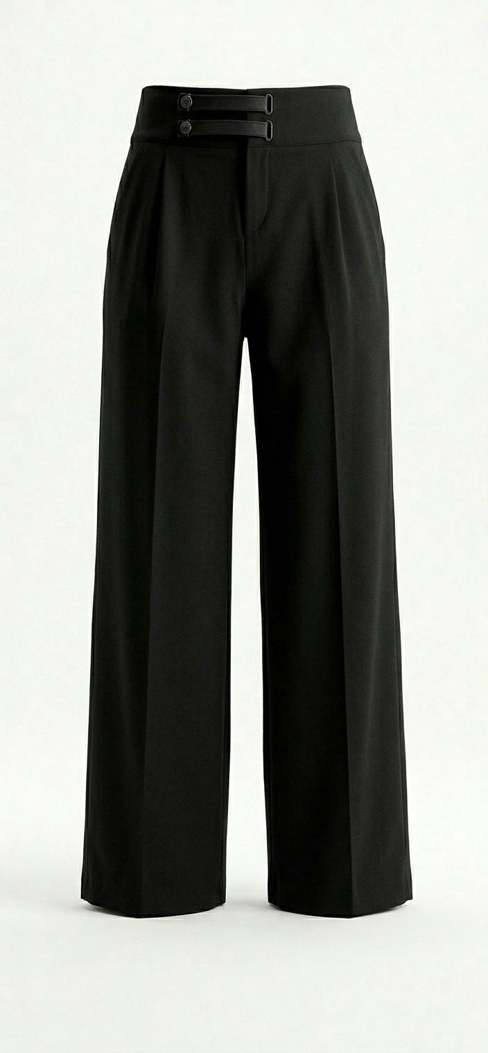 Ring-Belt Pants