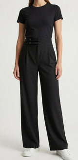 Ring-Belt Pants