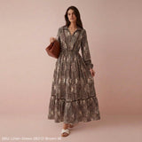 Floral Linen Dress