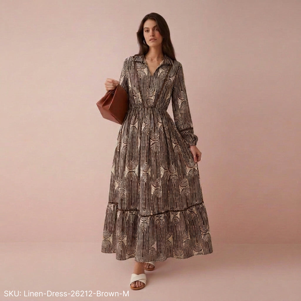 Floral Linen Dress