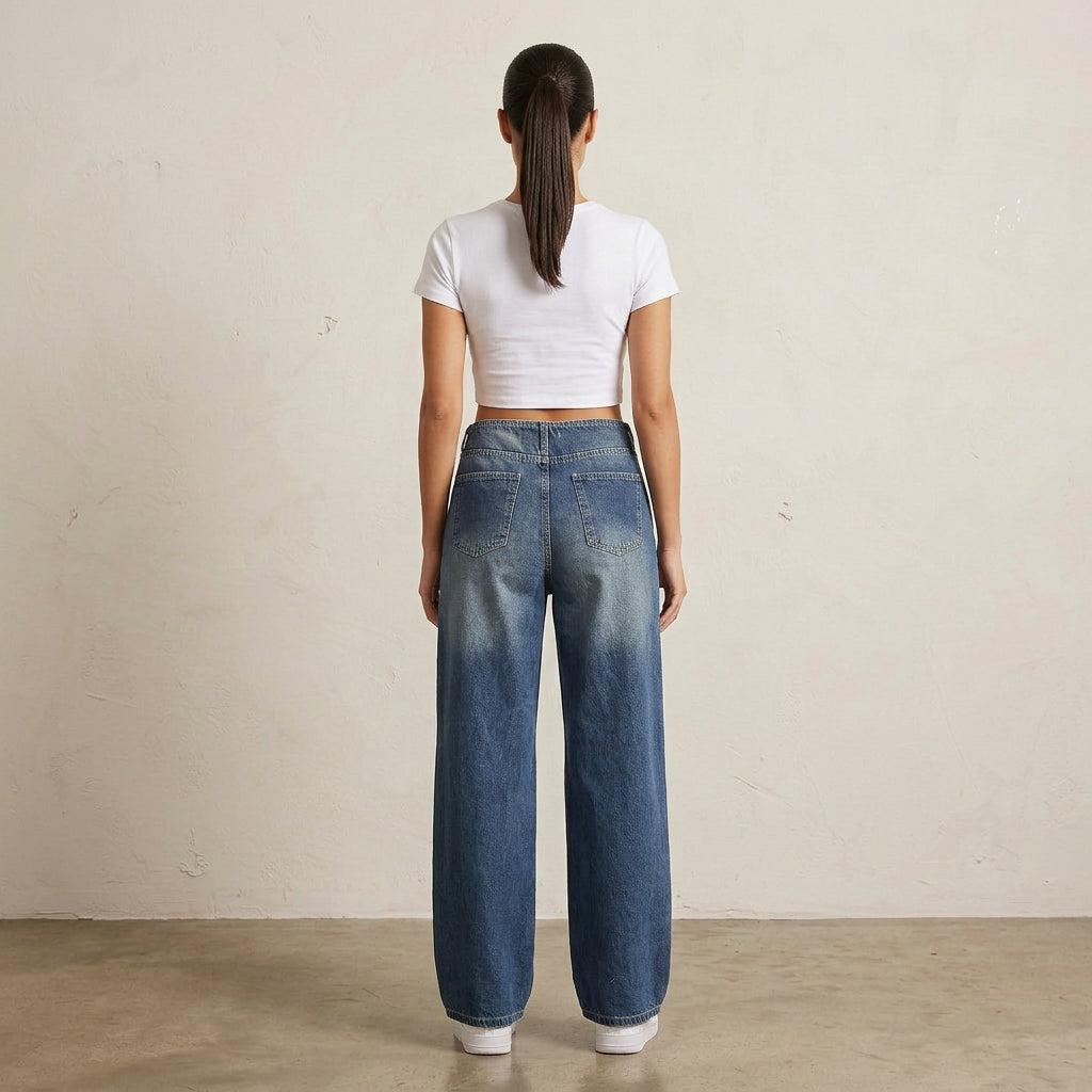 Wide Leg Belted Pants